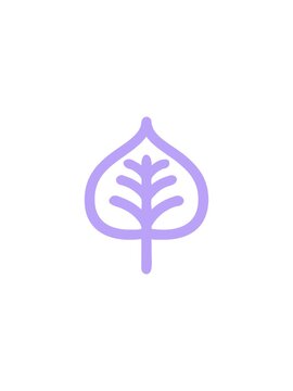 pixelize effect animation of natural leaf symbol icon