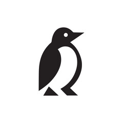  Penguin Abstract Vector Icon Illustration © HENA