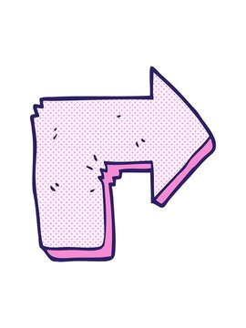 power up animation of bent arrow pointing