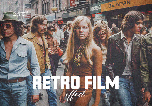 Retro Film Photo Effect