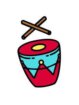 shaking motion animation of traditional brazilian drum percussion instrument
