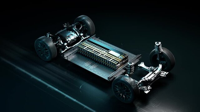 Evolution of electric vehicle battery technology and chassis.