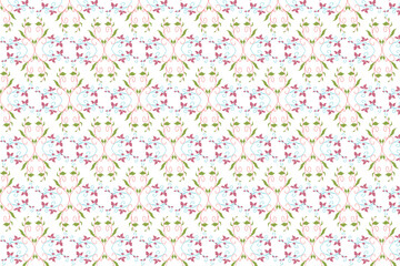 Seamless ornamental vine pattern on light background 