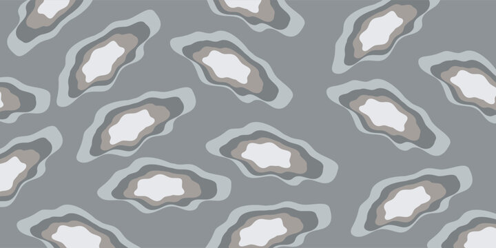 Abstract Geode Slices Pattern with Layered Crystal Formations.