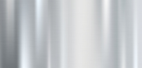 Brushed Stainless Steel Texture with Vertical Grain and Gradient Light Reflection for Industrial, Architectural, and Modern Product Design Backgrounds