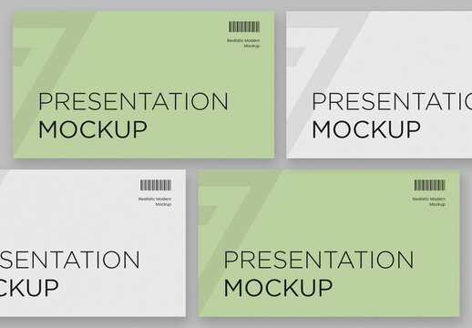 Modern Professional Presentation Mockup Banner