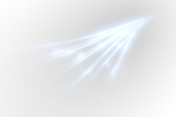 Cold airflow in blue wind direction with rotating vector stream forming clean circular movement and...