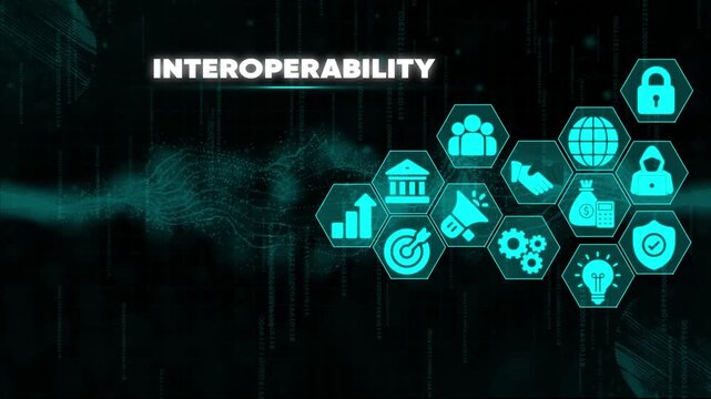 Interoperability Concept with Various Business and Technology on Hexagonal Nodes hexagons