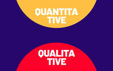 paper with the words quantitative and qualitative