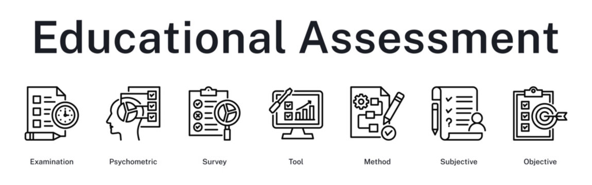 Educational assessment using psychometric tools and survey methods for objective evaluation outcomes