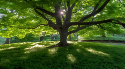 Obraz premium Lawn Shade