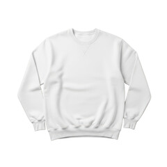 Fototapeta premium White sweatshirt isolated on transparent background