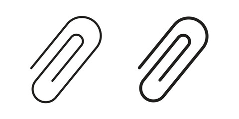 Obraz premium Clip icon. Trendy Flat style for graphic design, Website, UI. EPS10