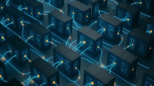 Blockchain Network Nodes Processing Secure Digital Transactions