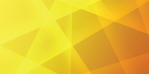 Bright Yellow Geometric Background With Abstract Triangles For Creative Branding And Design