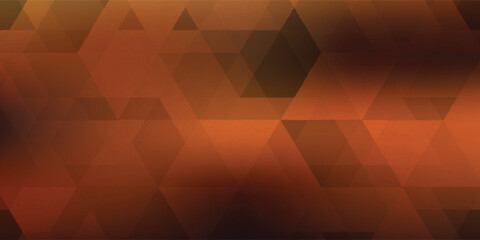 Warm Geometric Abstract Background With Orange Gradients And Triangles For Design Projects eps10