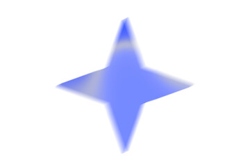 Obraz premium Abstract Blue Geometric Shape Gradient Blur Soft Glow Modern Minimal shape