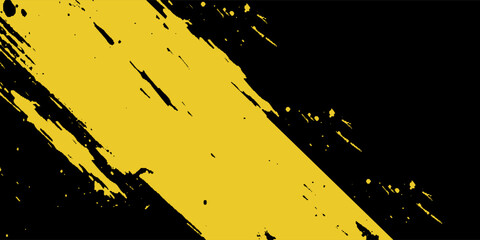 Abstract Black and Yellow Dirty Grunge Background with Halftone Effect. Sports Background vector eps10