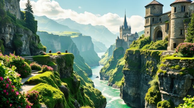 Experience the charm of a magical emerald city set in a vibrant springtime. 
