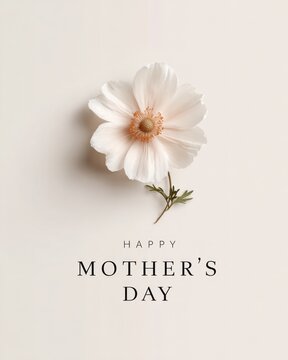 Celebrate the love of mothers with this minimal but striking poster for Mother's Day