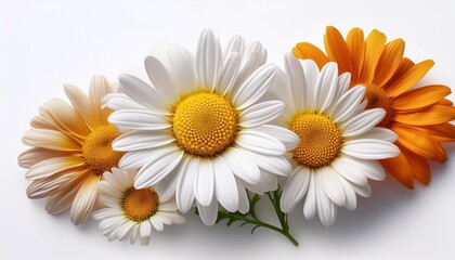 Obraz premium Daisy Isolated On White Background