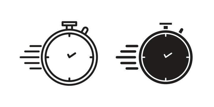 quick response icon. Trendy Flat style for graphic design, Website, UI. EPS10