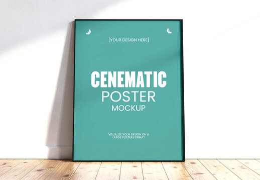 Cinematic Poster Frame Mockup
