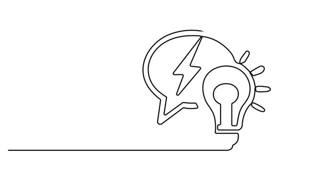 Animated self drawing of continuous line draw Quick tips. Animated self drawing question mark and speech bubble. Full length one line animation