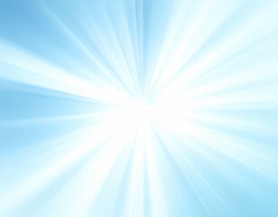 Obraz premium Bright Blue Background with Radiating Light Effects and Soft Glow