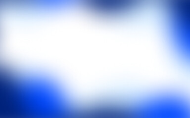 Transparent smooth blur blue gradient wave frame