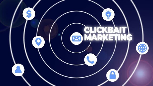 Word writing text Clickbait Marketing. Business photo showcasing Online content that aim to generate page views