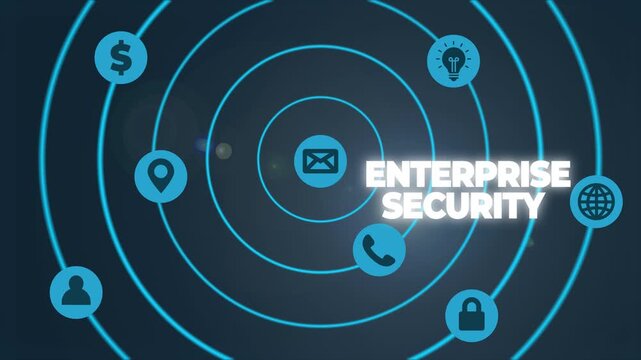 Handwriting text Enterprise Security. Conceptual photo decreasing the risk of unauthorized access to data