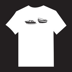 Boat t shirt design