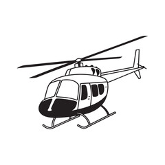 helicopter vector illustration