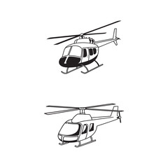Helicopter Line Art 