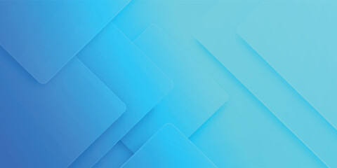 Blue Abstract Geometric Background With Overlapping Rectangles and Gradient Tones eps10