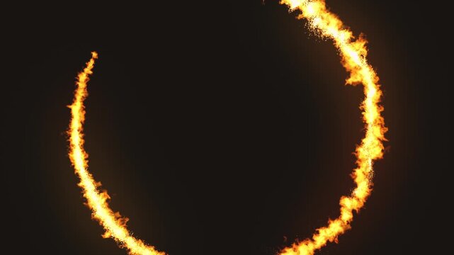 Fireball Circle Trail Vfx Intro Animation
A Burning fire circle trail motion in space on a circular ring path perfect for intro logo and background reveal