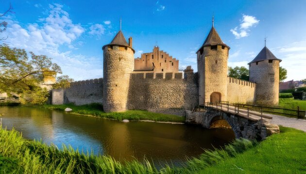 Majestic Teutonic Castle of Golub-Dobrzyn - A Medieval Fortress in Poland.