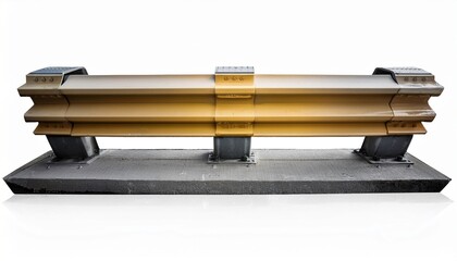guardrail for road protection isolated on white white background