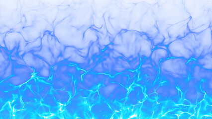 燃え上がる青色の炎のエフェクト背景の画像