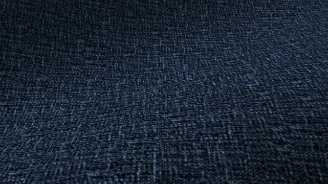 Blue plain chenille texture waves with soft fabric surface