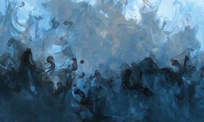 Fototapeta premium Dramatic cloudscape texture with swirling smoke motion