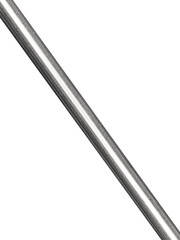 Stainless steel hollow tube is isolated.