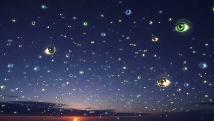Fototapeta premium Stargazing eyes