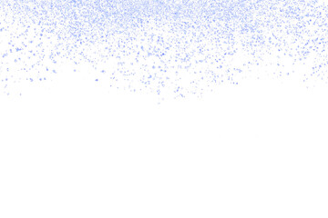 Abstract Blue Glitter Dust Frame Dark Luxury Sparkle Border Copy Space