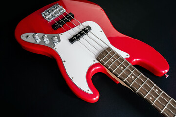 Close Detail Red Fourstring Electric