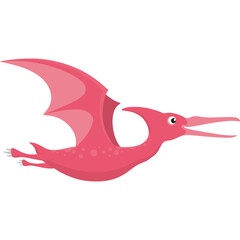 Pterodactyl Dinosaur Vector Illustration © Moyjoy Studio