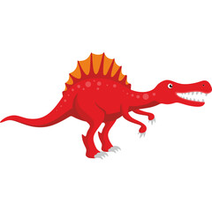 Spinosaurus Dinosaurs Vector Illustration © Moyjoy Studio
