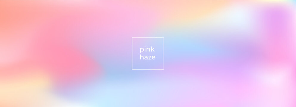 Texture pink vanilla with gradation pearl background and laser white nacre. Gradient hologram warm with bg nude pastel and wave holographic rainbow. Aurora backdrop texture with color blur.