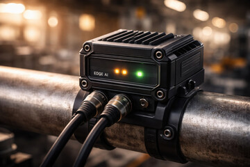 Edge AI automation device enhances industrial efficiency with advanced technology. Its sleek design and robust features make it ideal for modern